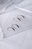 画像5: ステンレス カーブドロップフックピアス (5)
