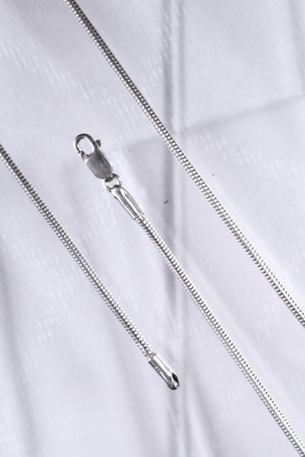 画像4: SILVER925 2.3mm幅 スネークネックレス 44cm (4)