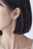 画像7: ステンレス カーブドロップフックピアス (7)