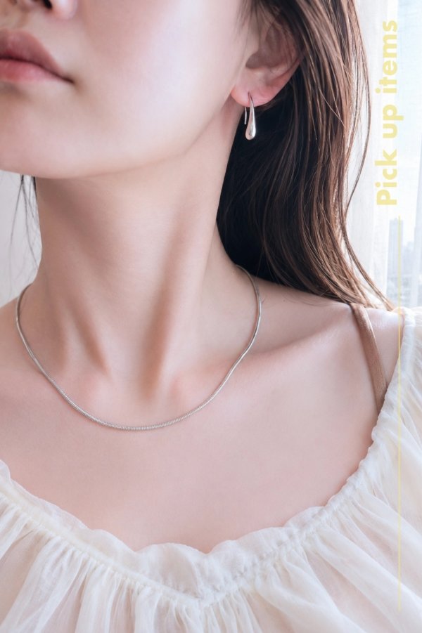 画像6: SILVER925 2.3mm幅 スネークネックレス 44cm (6)