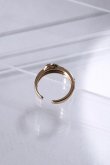 画像4: ステンレス ウェーブジルコニアラインリング (4)