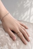 画像11: ステンレス リピートパターンオーバルブレスレット (11)