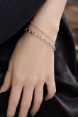 画像10: ステンレス リピートパターンオーバルブレスレット (10)