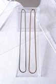 画像3: ステンレス 3mm幅 ヘリンボーンチェーンネックレス 50cm (3)