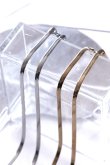 画像5: ステンレス 3mm幅 ヘリンボーンチェーンネックレス 50cm (5)
