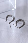 画像4: ステンレス Uカーブツイステッドフープピアス (4)