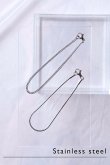 画像2: ステンレス ２Type ミニマルチェーンブレスレット (2)