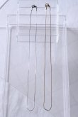 画像3: ステンレス ファインフラットチェーンネックレス (3)