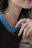 画像7: ステンレス 5.5mm幅 アンデュレートダブルラインリング (7)