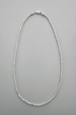 画像4: SILVER925 2.7mm幅 カットロープチェーンネックレス 40cm (4)