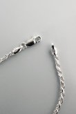 画像5: SILVER925 2.7mm幅 カットロープチェーンネックレス 40cm (5)