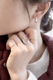 画像6: ステンレス ビッグ＆スモールカーブインフィニティリング  (6)