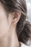 画像6: ステンレス レイヤーダブルラインU型フープピアス (6)