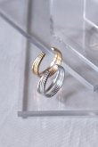 画像4: ステンレス ダイスカット＆スムーズダブルラインリング (4)