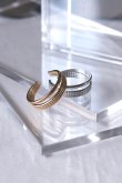 画像3: ステンレス ダイスカット＆スムーズダブルラインリング (3)