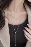 画像3: ステンレス リピートパターンオーバルチェーンネックレス (3)