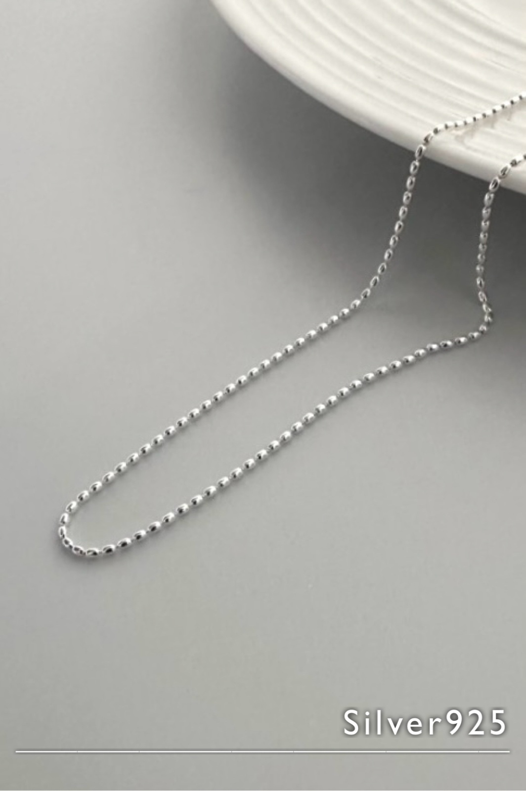 ITALY製 silver925 ボールネックレスチェーン L68 楽天市場】イタリア製 シルバー ムーンカット ボール チェーン
