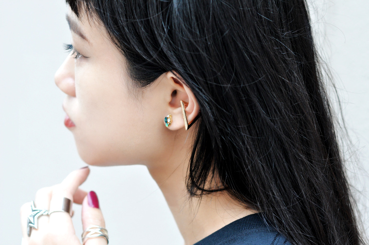 triangle ear cuff