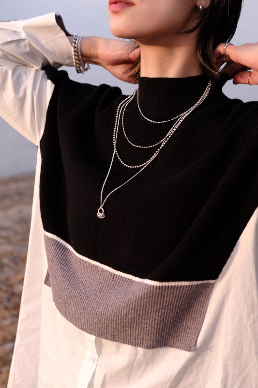 【CONNY】ロットサークルトップネックレス